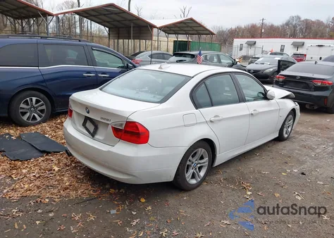 2008 BMW 328I из США, поврежденный, VIN WBAVA33538KX86580
